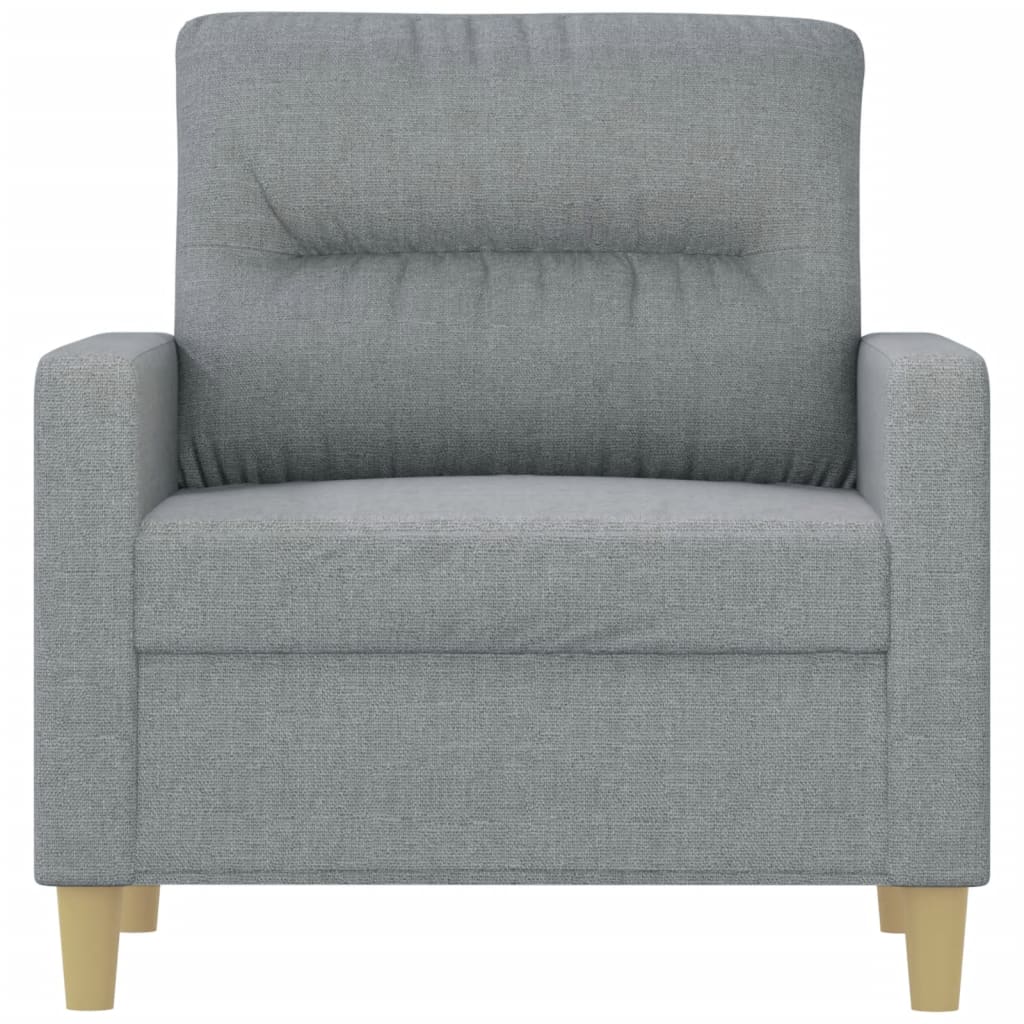 Fauteuil 60 cm stof lichtgrijs is nu te koop bij PeponiXL, paradijselijk wonen!