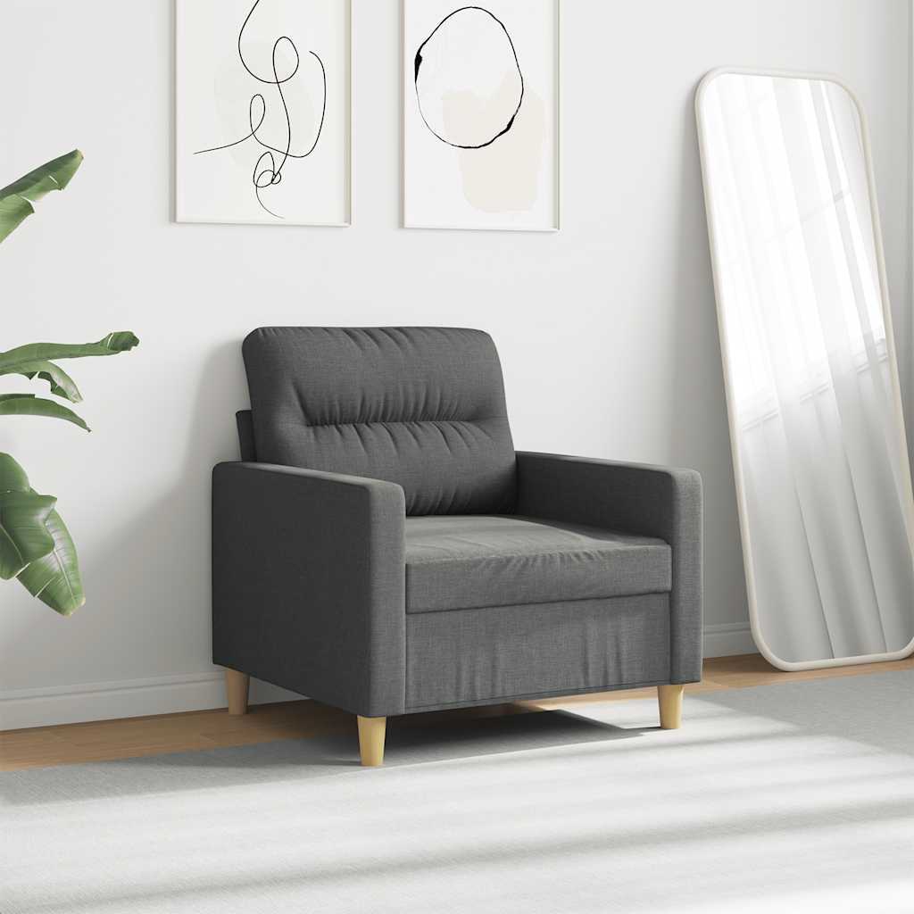Fauteuil 60 cm stof donkergrijs is nu te koop bij PeponiXL, paradijselijk wonen!