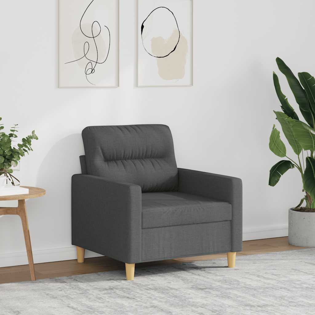 Fauteuil 60 cm stof donkergrijs is nu te koop bij PeponiXL, paradijselijk wonen!