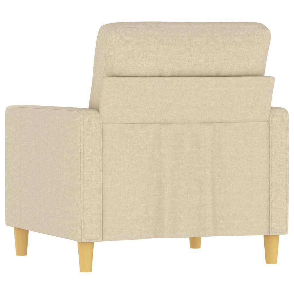 Fauteuil 60 cm stof crèmekleurig is nu te koop bij PeponiXL, paradijselijk wonen!