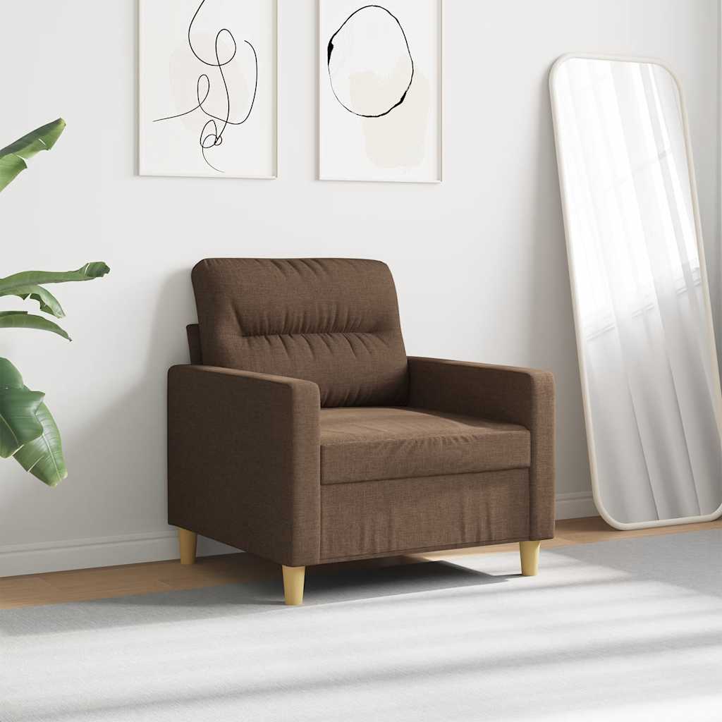 Fauteuil 60 cm stof bruin is nu te koop bij PeponiXL, paradijselijk wonen!