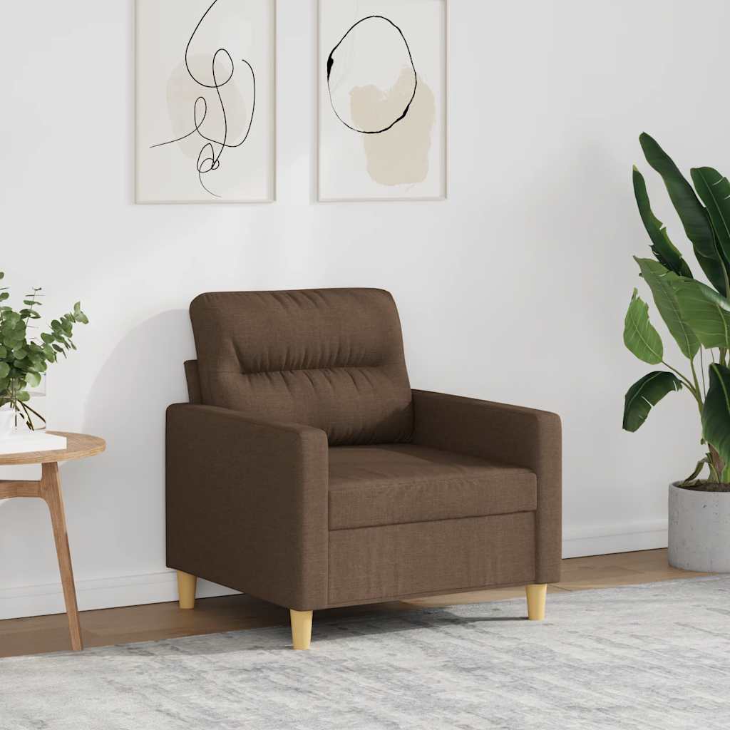 Fauteuil 60 cm stof bruin is nu te koop bij PeponiXL, paradijselijk wonen!