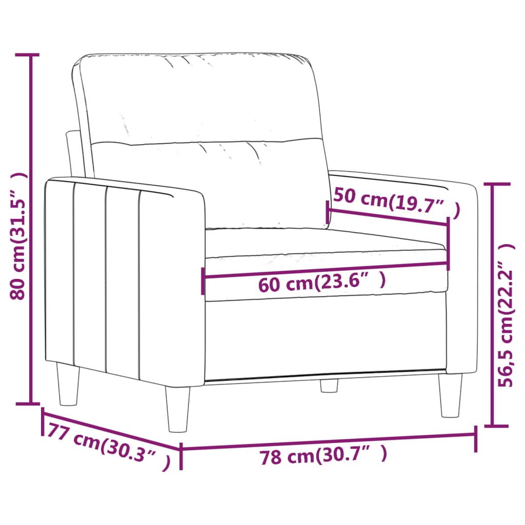 Fauteuil 60 cm stof zwart is nu te koop bij PeponiXL, paradijselijk wonen!