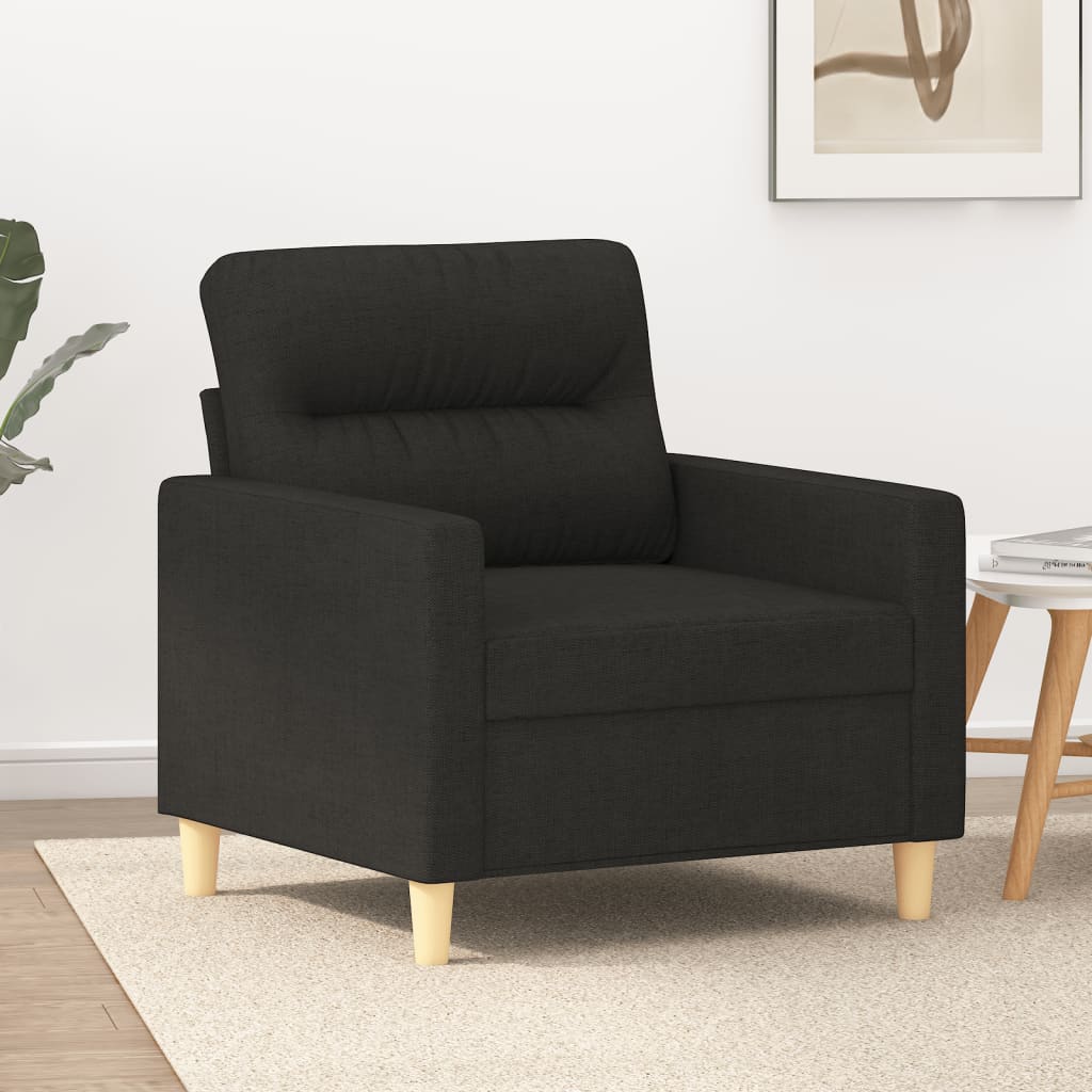 Fauteuil 60 cm stof zwart is nu te koop bij PeponiXL, paradijselijk wonen!