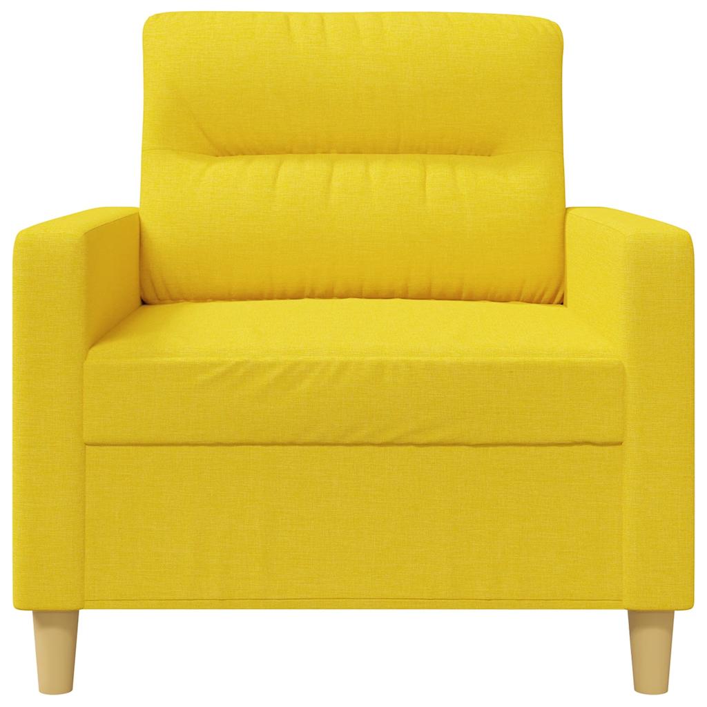 Fauteuil 60 cm stof lichtgeel is nu te koop bij PeponiXL, paradijselijk wonen!