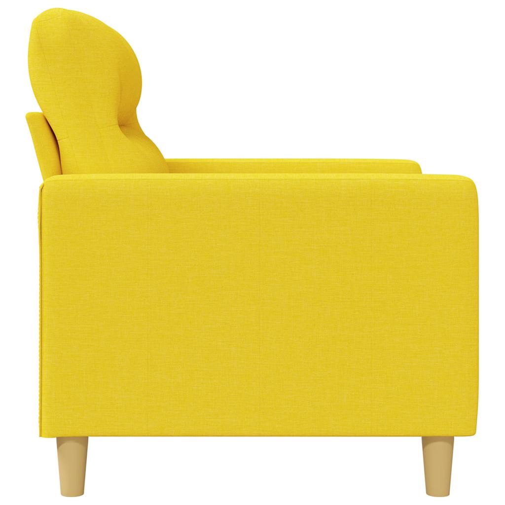 Fauteuil 60 cm stof lichtgeel is nu te koop bij PeponiXL, paradijselijk wonen!