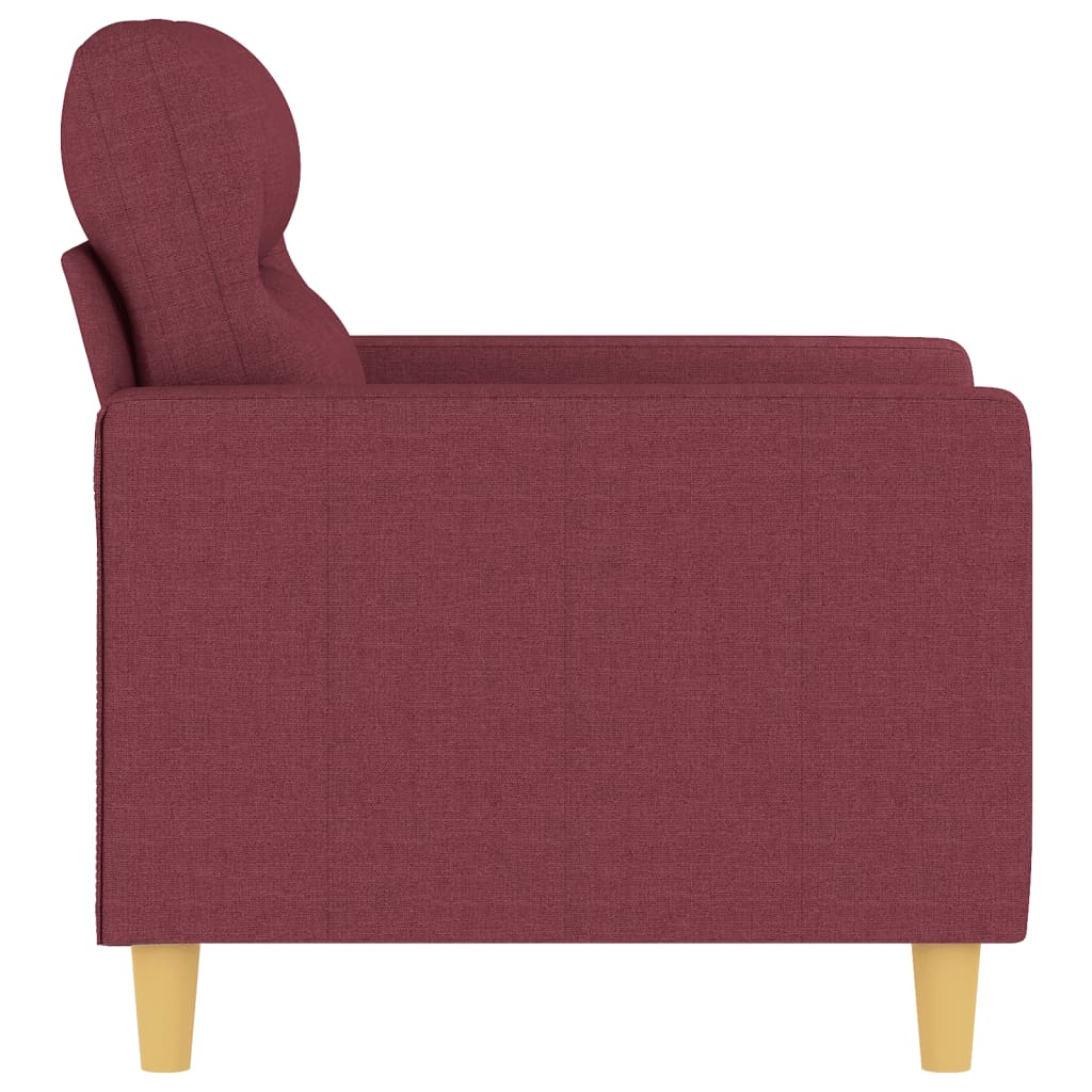 Fauteuil 60 cm stof wijnrood is nu te koop bij PeponiXL, paradijselijk wonen!