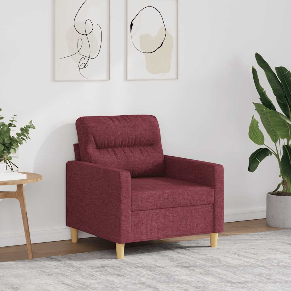 Fauteuil 60 cm stof wijnrood is nu te koop bij PeponiXL, paradijselijk wonen!