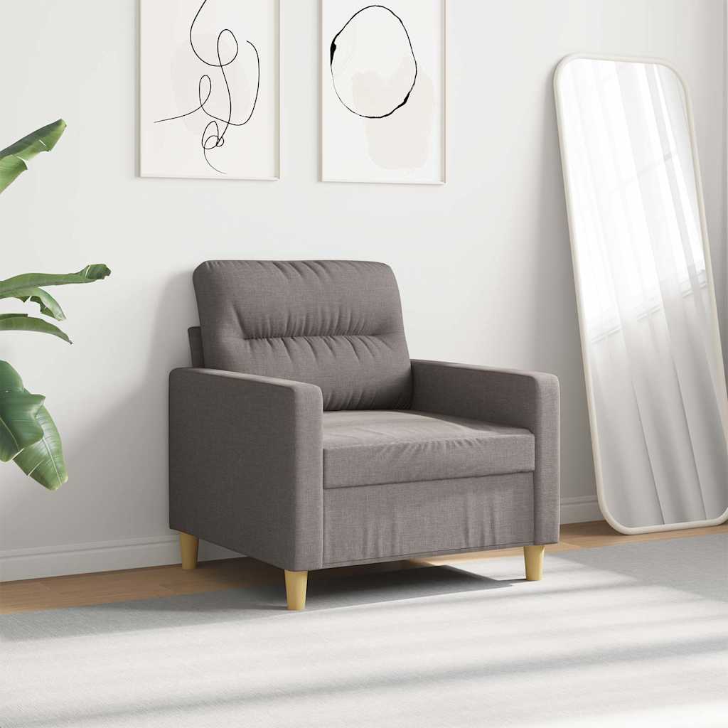 Fauteuil 60 cm stof taupe is nu te koop bij PeponiXL, paradijselijk wonen!