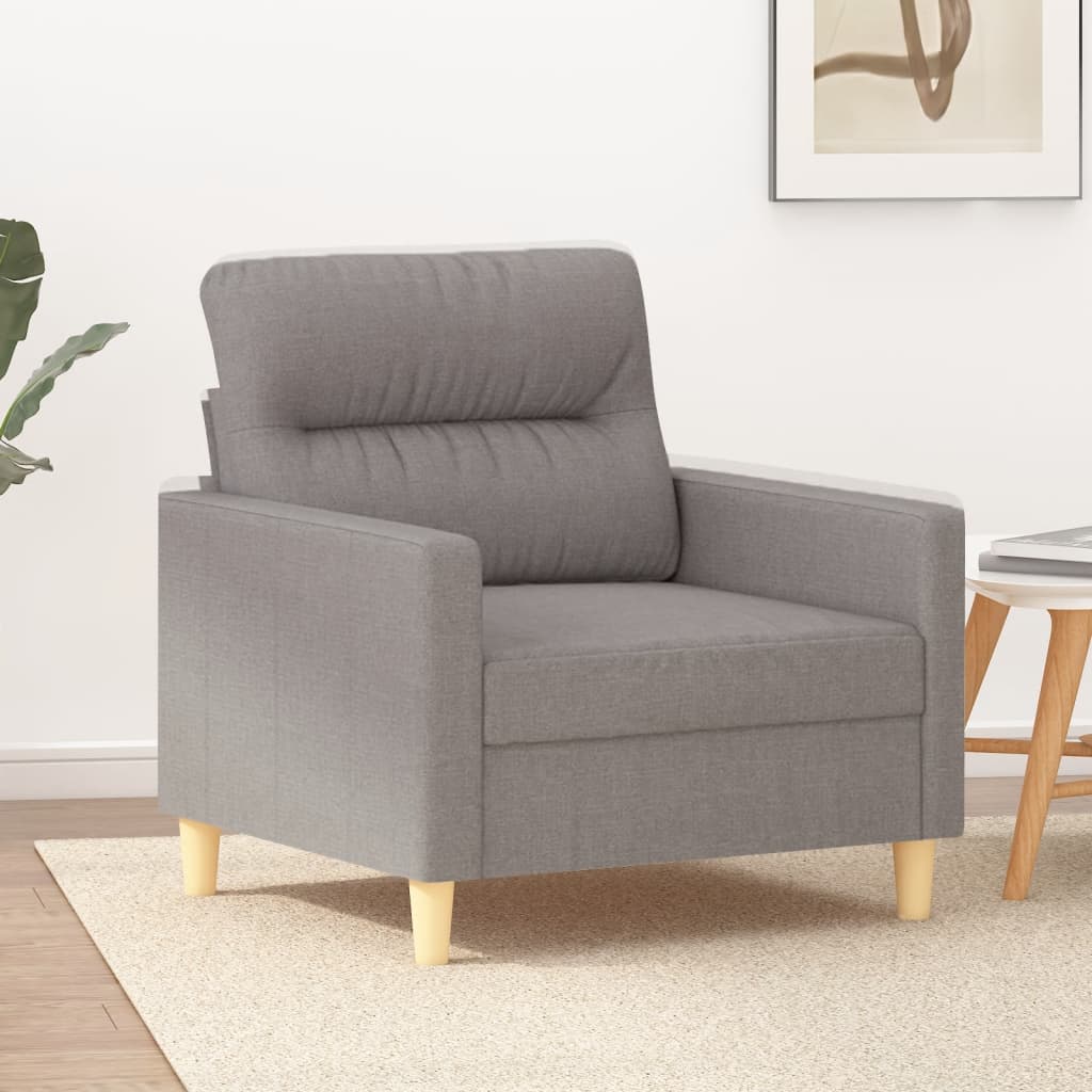 Fauteuil 60 cm stof taupe is nu te koop bij PeponiXL, paradijselijk wonen!