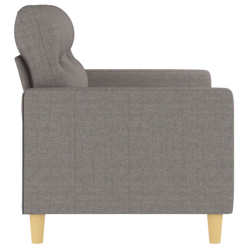 Tweezitsbank 120 cm stof taupe is nu te koop bij PeponiXL, paradijselijk wonen!