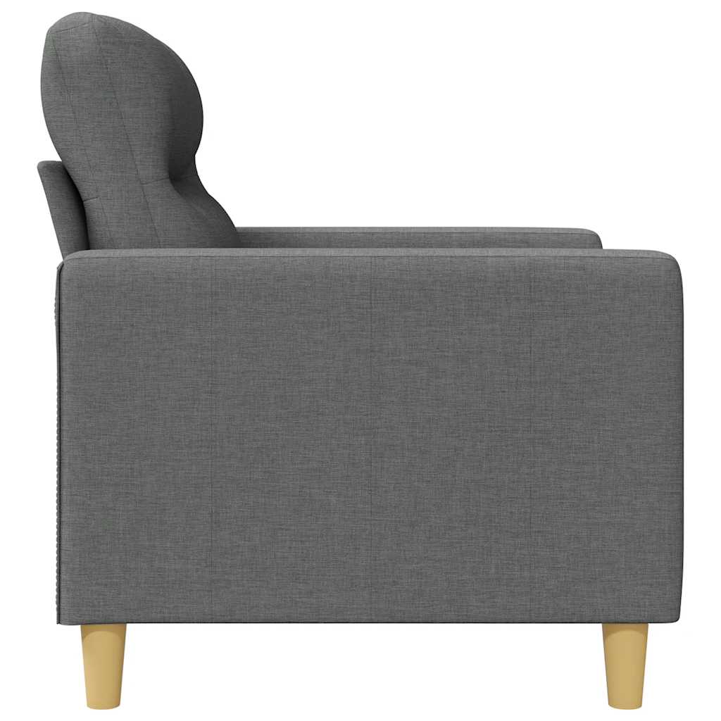 Driezitsbank 180 cm stof donkergrijs is nu te koop bij PeponiXL, paradijselijk wonen!