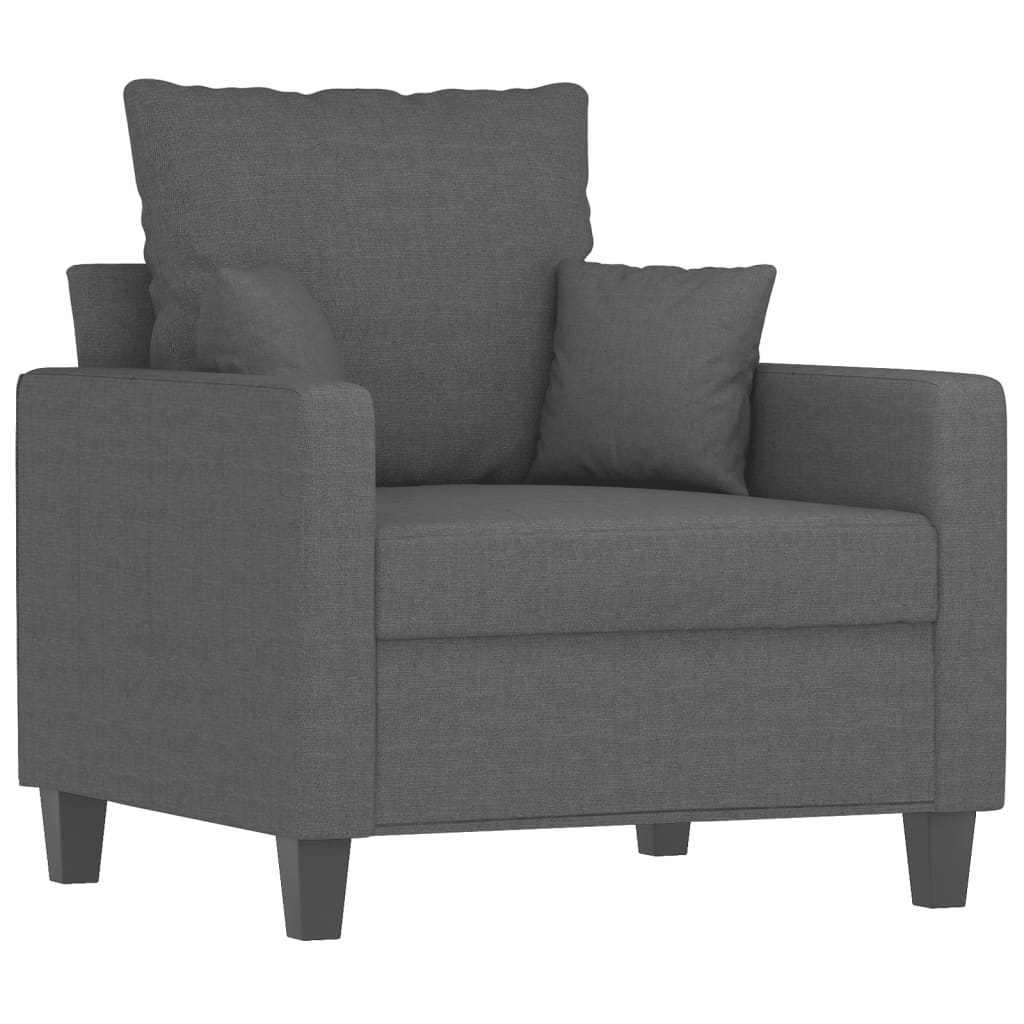 Fauteuil 60 cm stof donkergrijs is nu te koop bij PeponiXL, paradijselijk wonen!