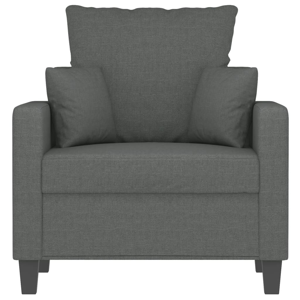 Fauteuil 60 cm stof donkergrijs is nu te koop bij PeponiXL, paradijselijk wonen!