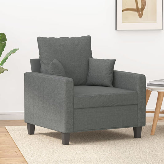 Fauteuil 60 cm stof donkergrijs is nu te koop bij PeponiXL, paradijselijk wonen!