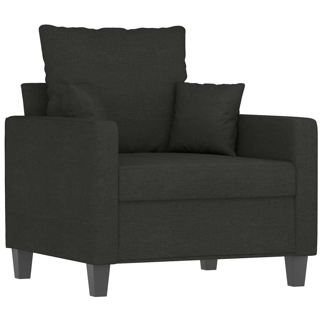 Fauteuil 60 cm stof zwart is nu te koop bij PeponiXL, paradijselijk wonen!