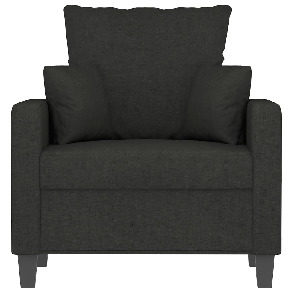 Fauteuil 60 cm stof zwart is nu te koop bij PeponiXL, paradijselijk wonen!