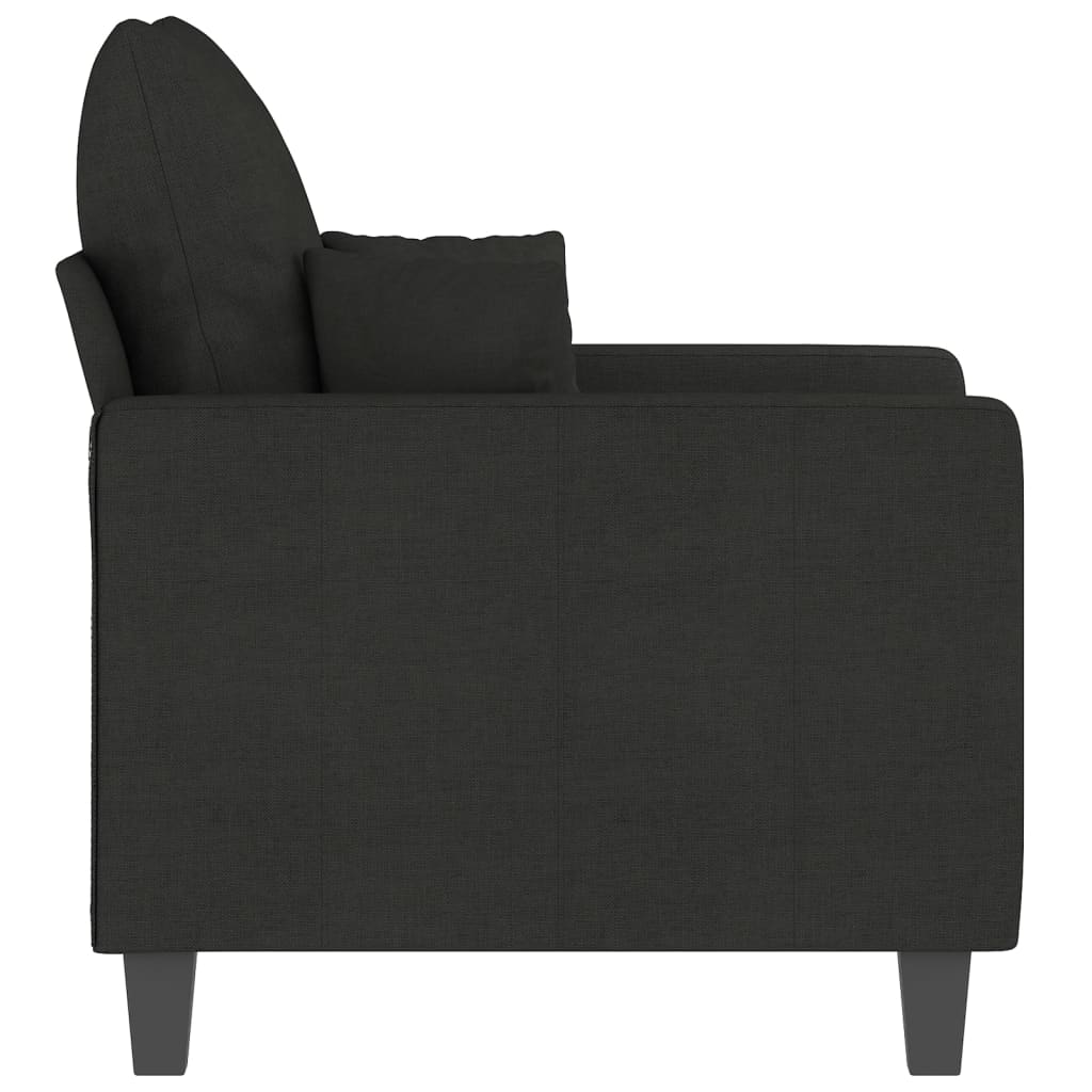 Fauteuil 60 cm stof zwart is nu te koop bij PeponiXL, paradijselijk wonen!