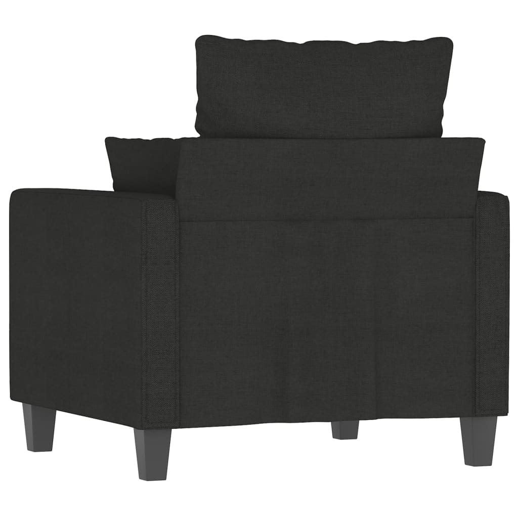 Fauteuil 60 cm stof zwart is nu te koop bij PeponiXL, paradijselijk wonen!