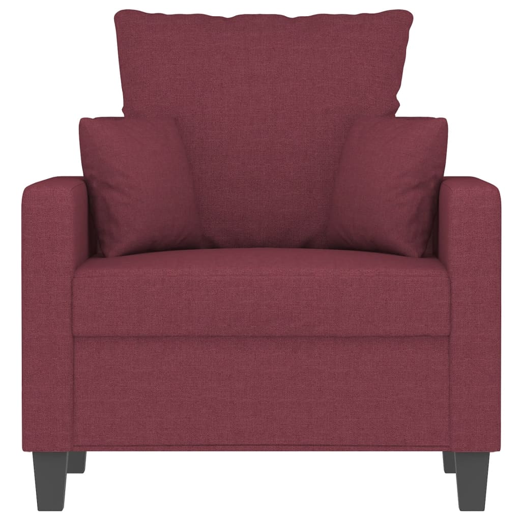 Fauteuil 60 cm stof wijnrood is nu te koop bij PeponiXL, paradijselijk wonen!