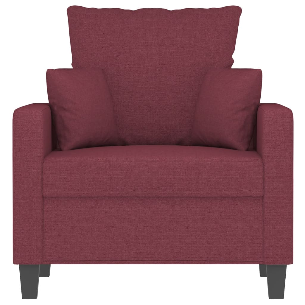 Fauteuil 60 cm stof wijnrood is nu te koop bij PeponiXL, paradijselijk wonen!