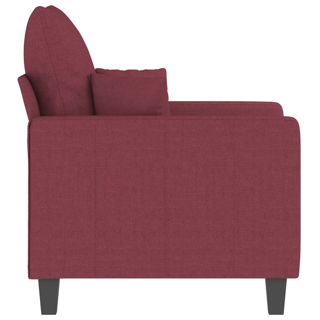 Fauteuil 60 cm stof wijnrood is nu te koop bij PeponiXL, paradijselijk wonen!