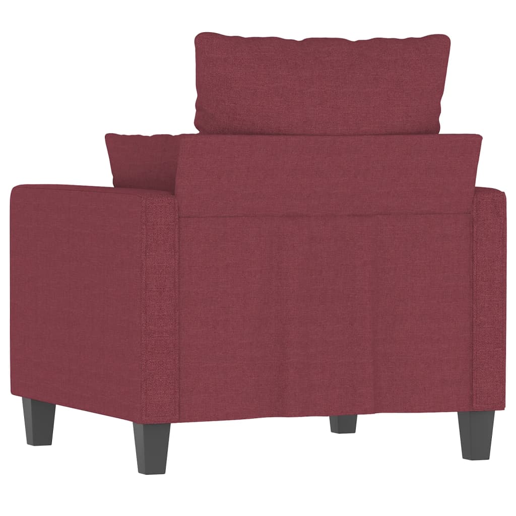 Fauteuil 60 cm stof wijnrood is nu te koop bij PeponiXL, paradijselijk wonen!