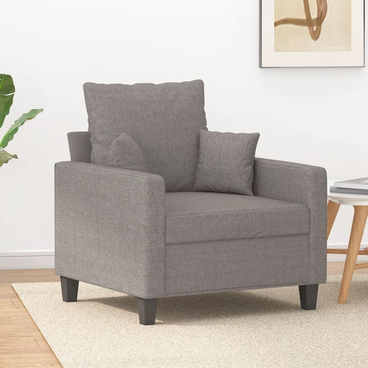 Fauteuil 60 cm stof taupe is nu te koop bij PeponiXL, paradijselijk wonen!