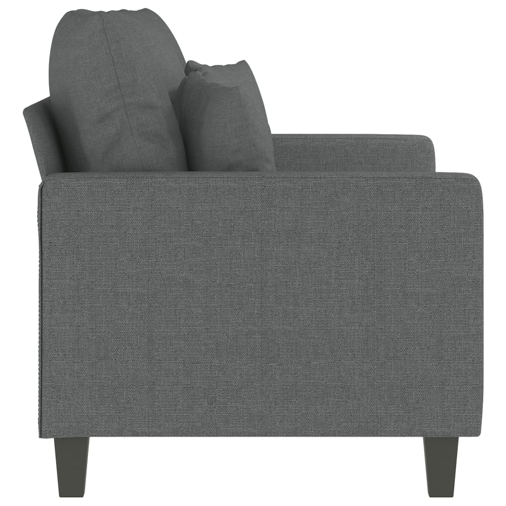 Tweezitsbank 120 cm stof donkergrijs is nu te koop bij PeponiXL, paradijselijk wonen!