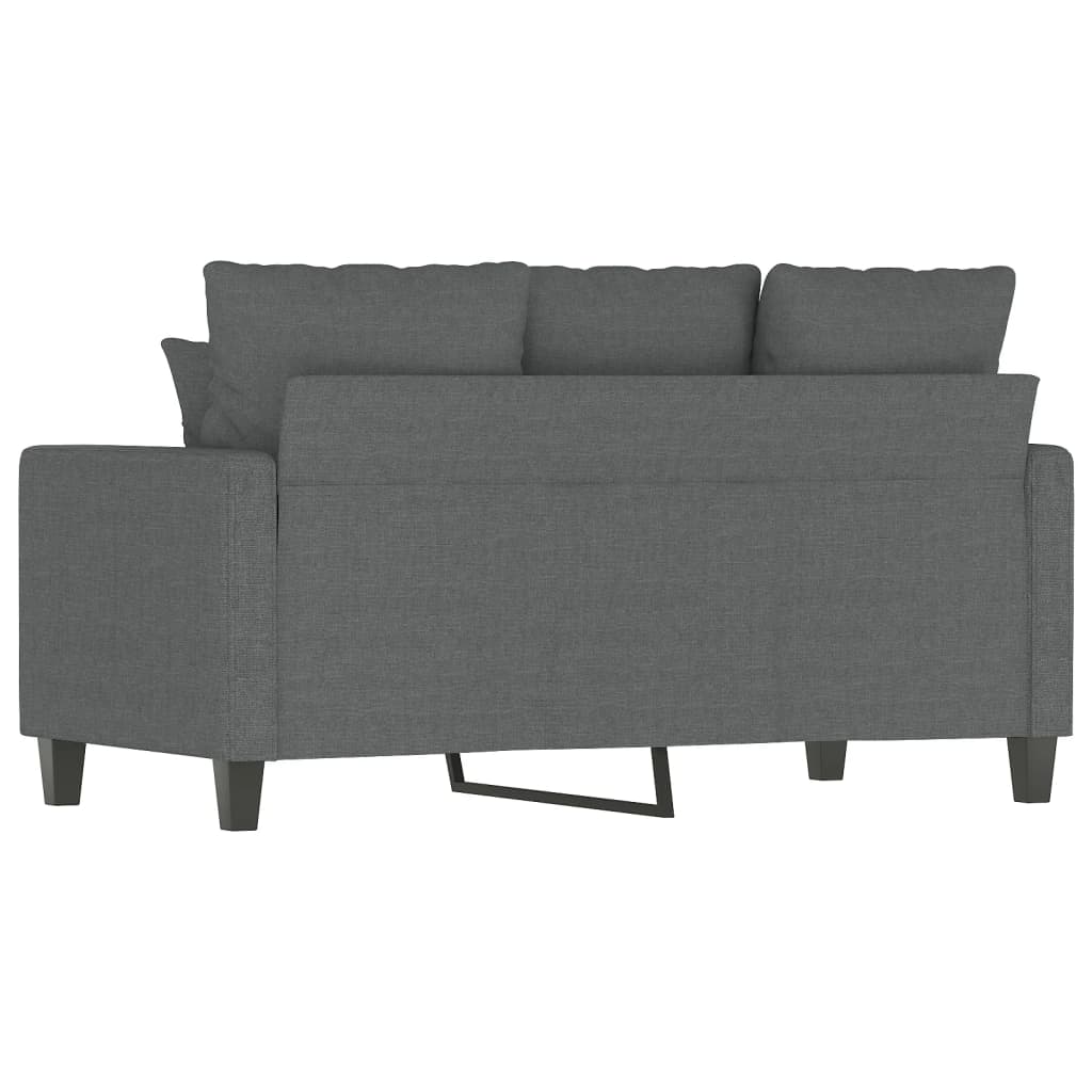Tweezitsbank 120 cm stof donkergrijs is nu te koop bij PeponiXL, paradijselijk wonen!