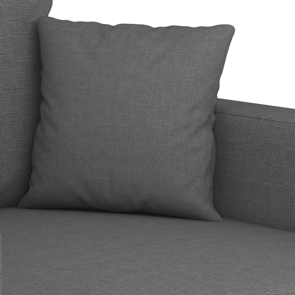 Tweezitsbank 120 cm stof donkergrijs is nu te koop bij PeponiXL, paradijselijk wonen!