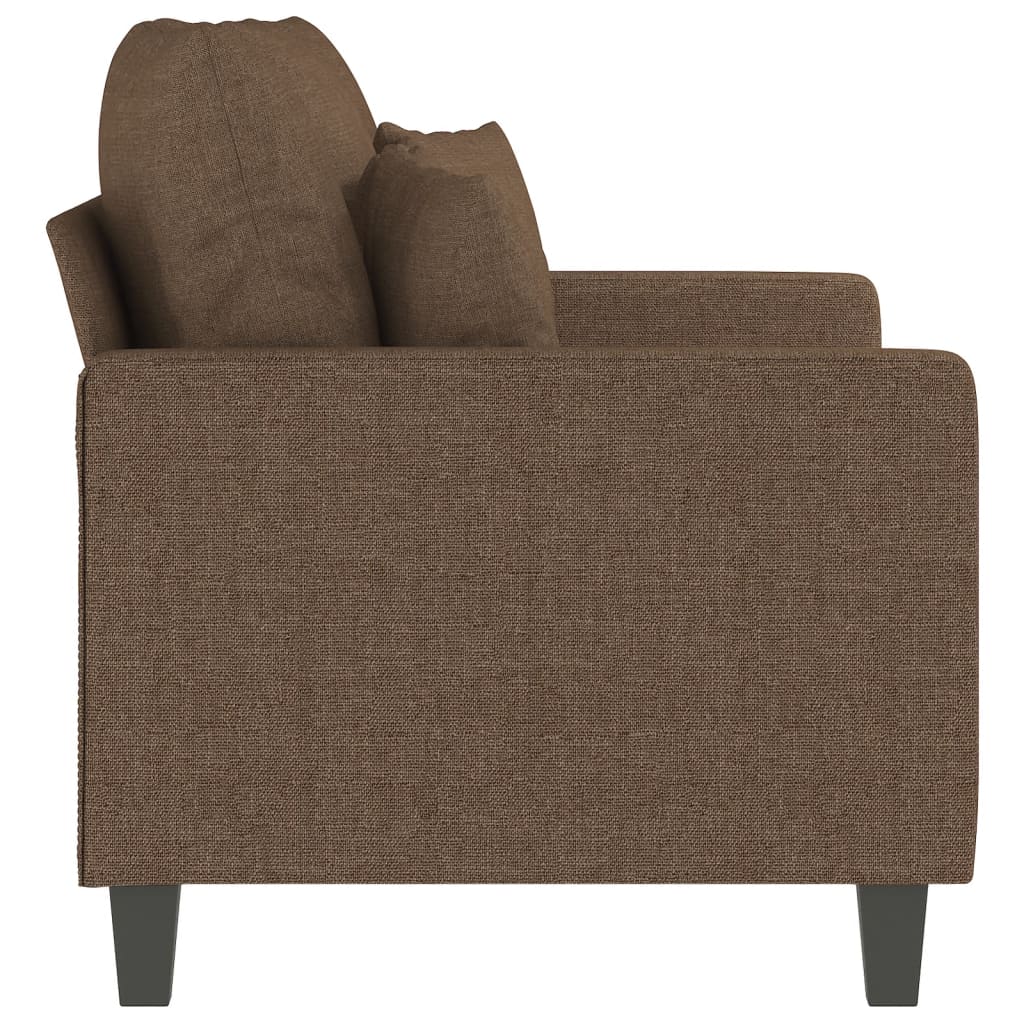 Tweezitsbank 120 cm stof bruin is nu te koop bij PeponiXL, paradijselijk wonen!
