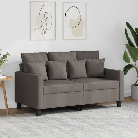 Tweezitsbank 120 cm stof taupe is nu te koop bij PeponiXL, paradijselijk wonen!