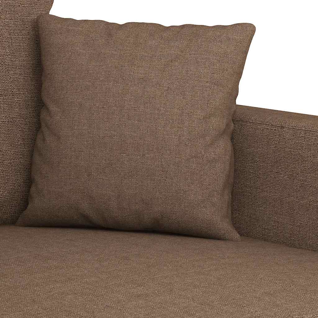 Tweezitsbank 140 cm stof bruin is nu te koop bij PeponiXL, paradijselijk wonen!