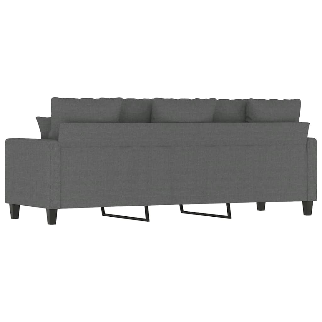 Driezitsbank 180 cm stof donkergrijs is nu te koop bij PeponiXL, paradijselijk wonen!