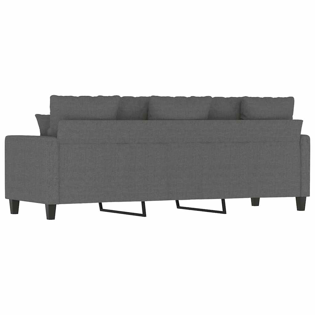 Driezitsbank 180 cm stof donkergrijs is nu te koop bij PeponiXL, paradijselijk wonen!