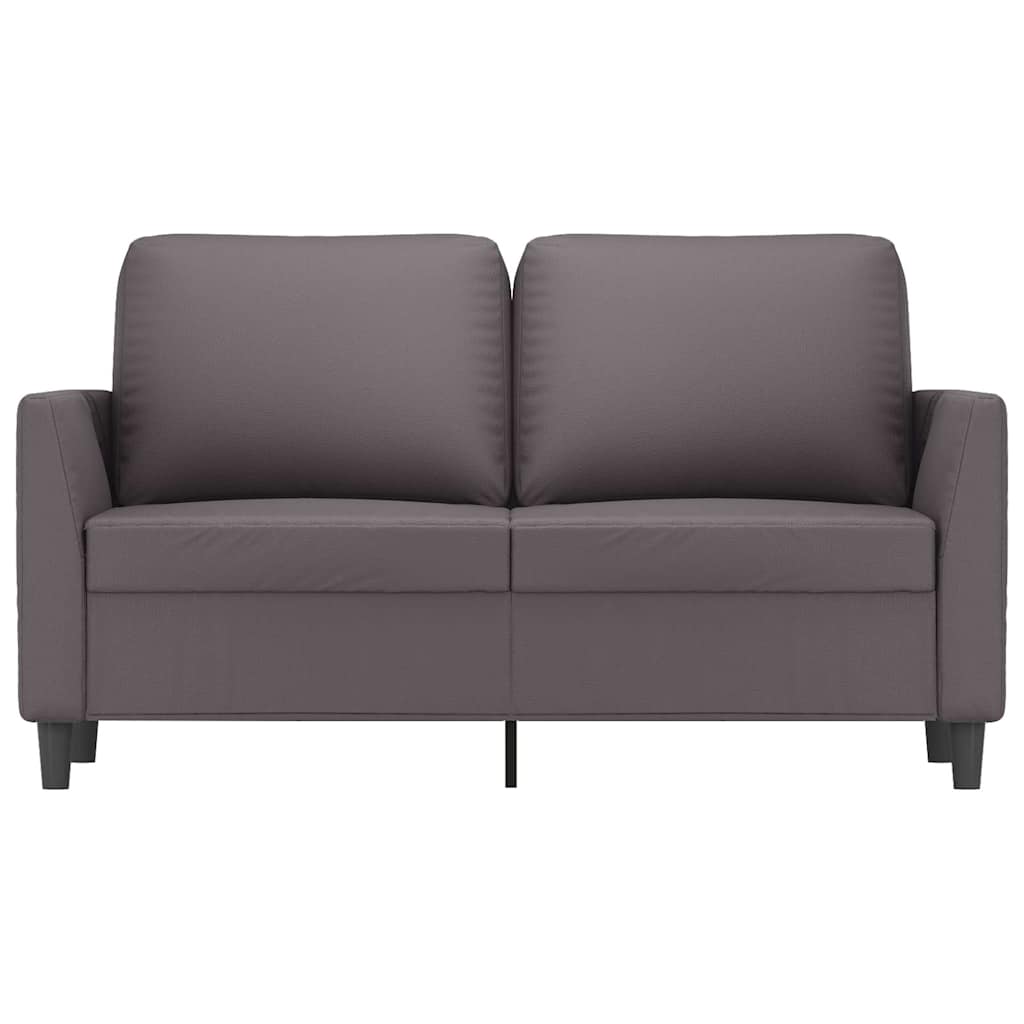 Tweezitsbank 120 cm kunstleer grijs is nu te koop bij PeponiXL, paradijselijk wonen!
