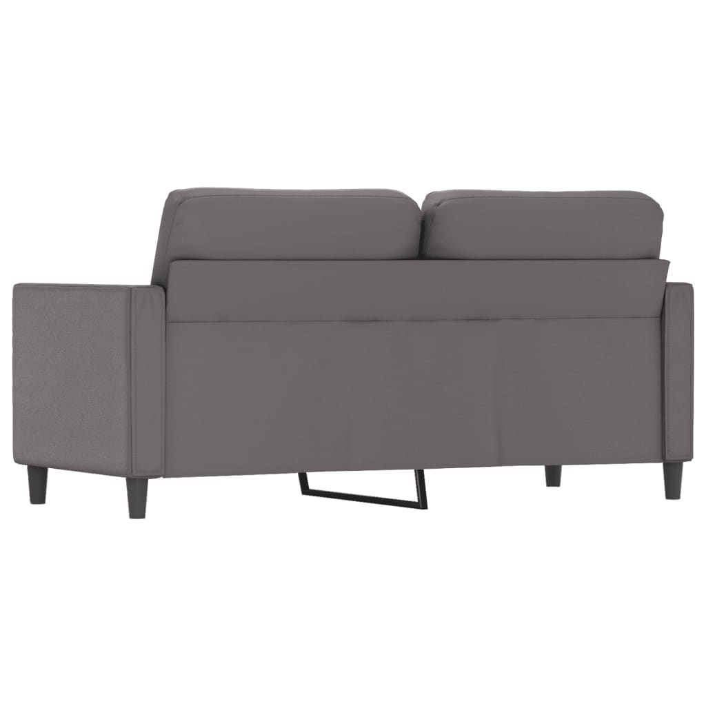 Tweezitsbank 140 cm kunstleer grijs is nu te koop bij PeponiXL, paradijselijk wonen!
