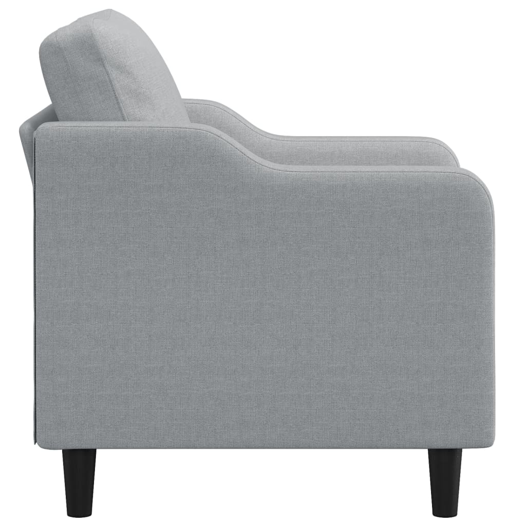 Fauteuil 60 cm stof lichtgrijs is nu te koop bij PeponiXL, paradijselijk wonen!