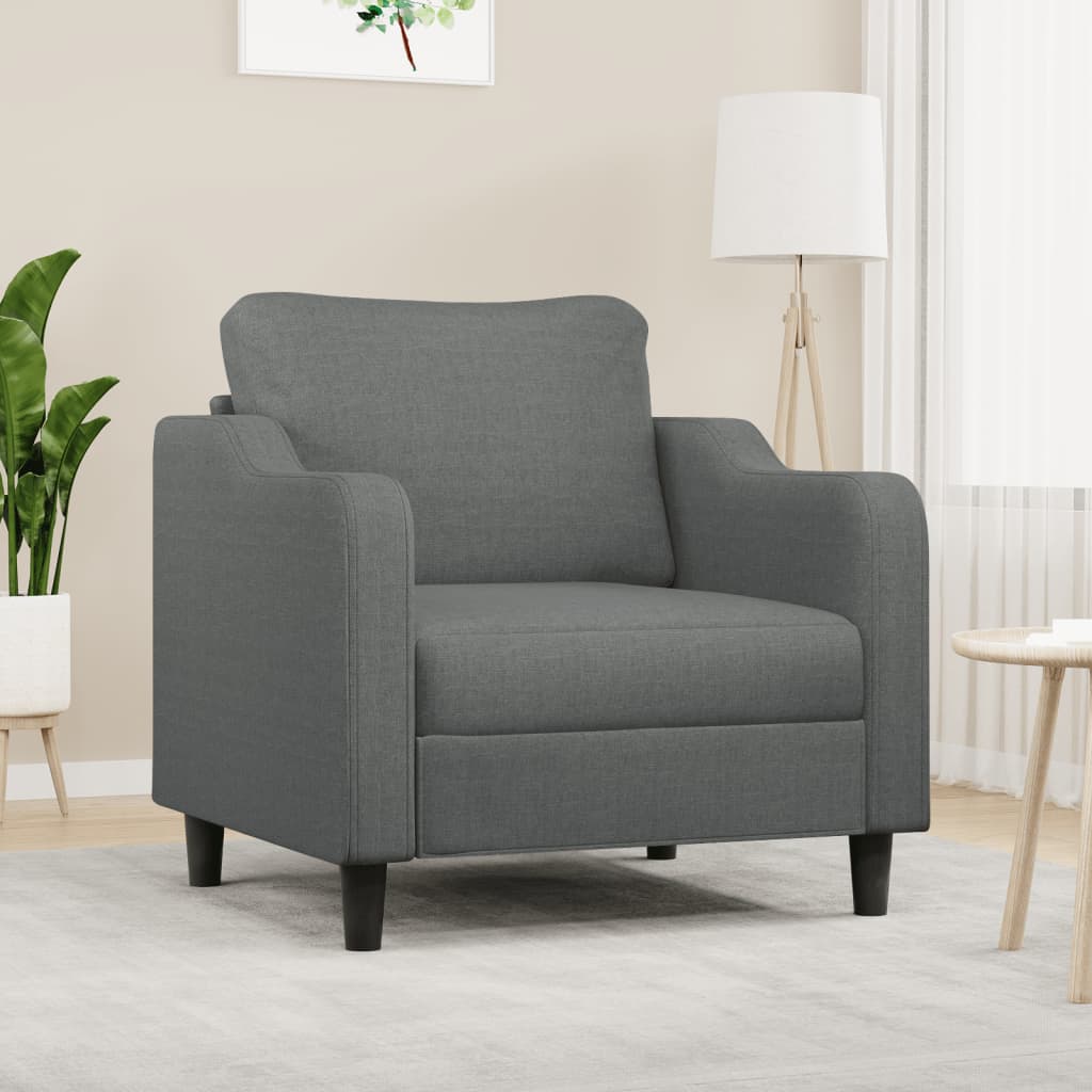 Fauteuil 60 cm stof donkergrijs is nu te koop bij PeponiXL, paradijselijk wonen!