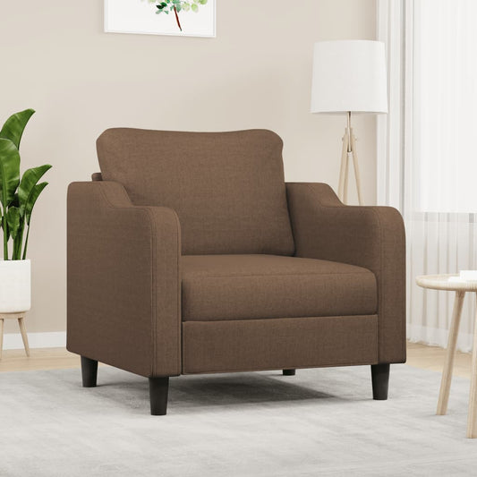 Fauteuil 60 cm stof bruin is nu te koop bij PeponiXL, paradijselijk wonen!