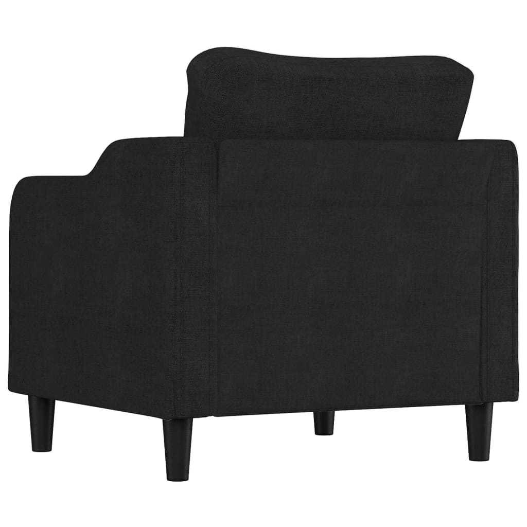 Fauteuil 60 cm stof zwart is nu te koop bij PeponiXL, paradijselijk wonen!