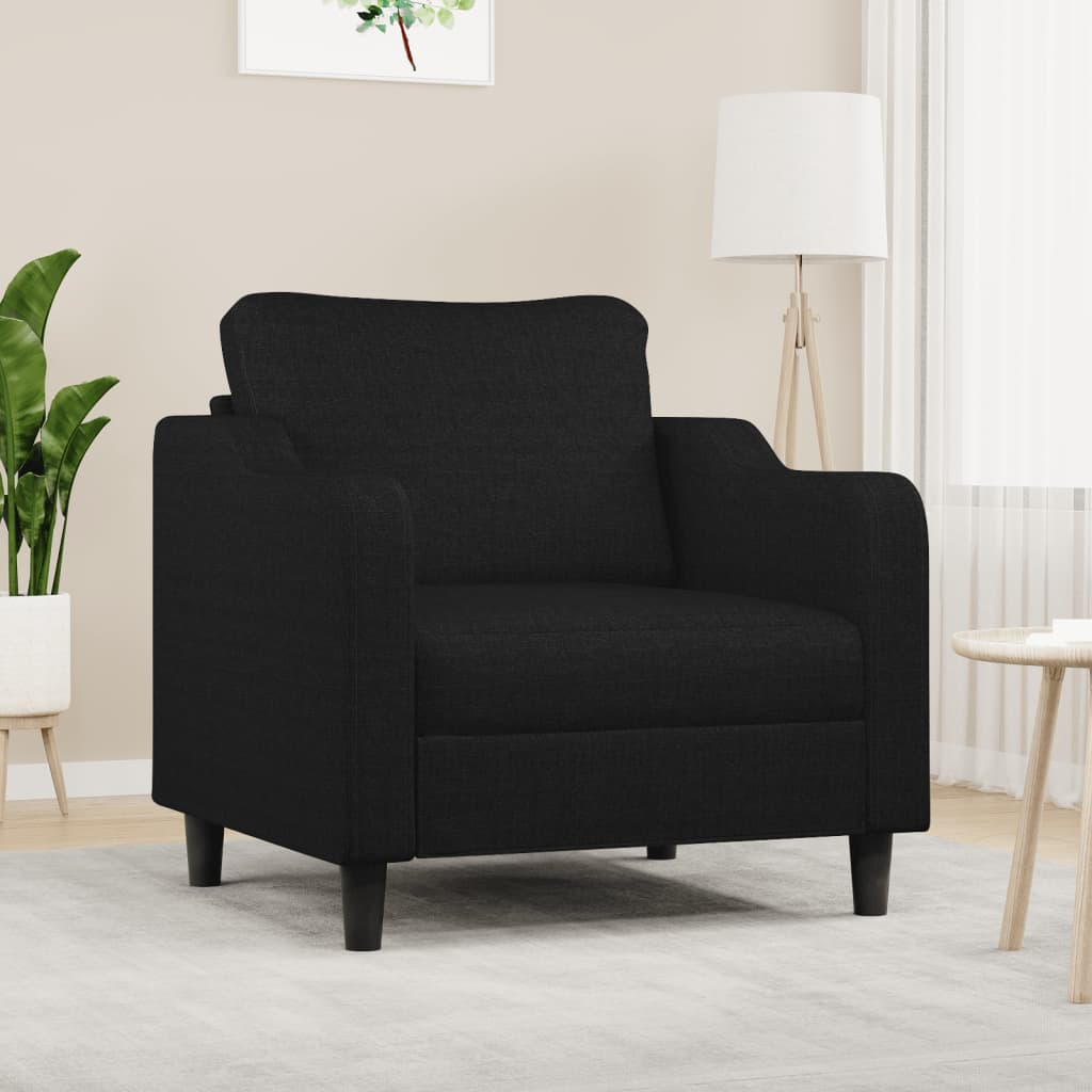 Fauteuil 60 cm stof zwart is nu te koop bij PeponiXL, paradijselijk wonen!