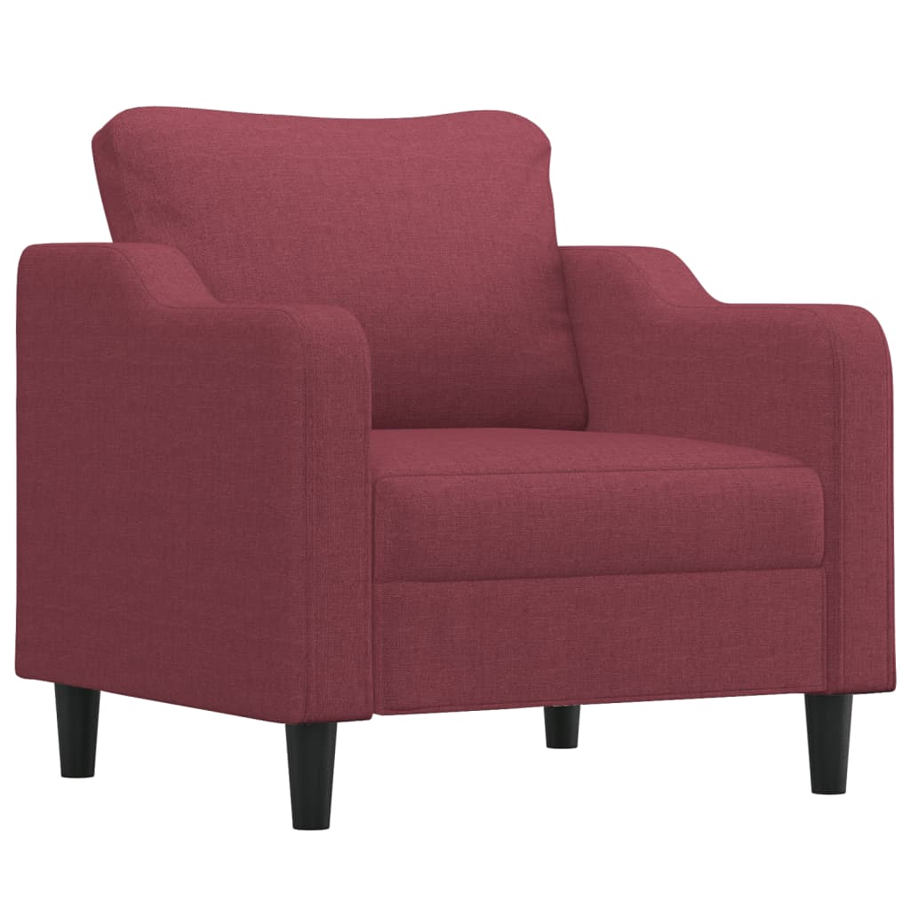 Fauteuil 60 cm stof wijnrood is nu te koop bij PeponiXL, paradijselijk wonen!