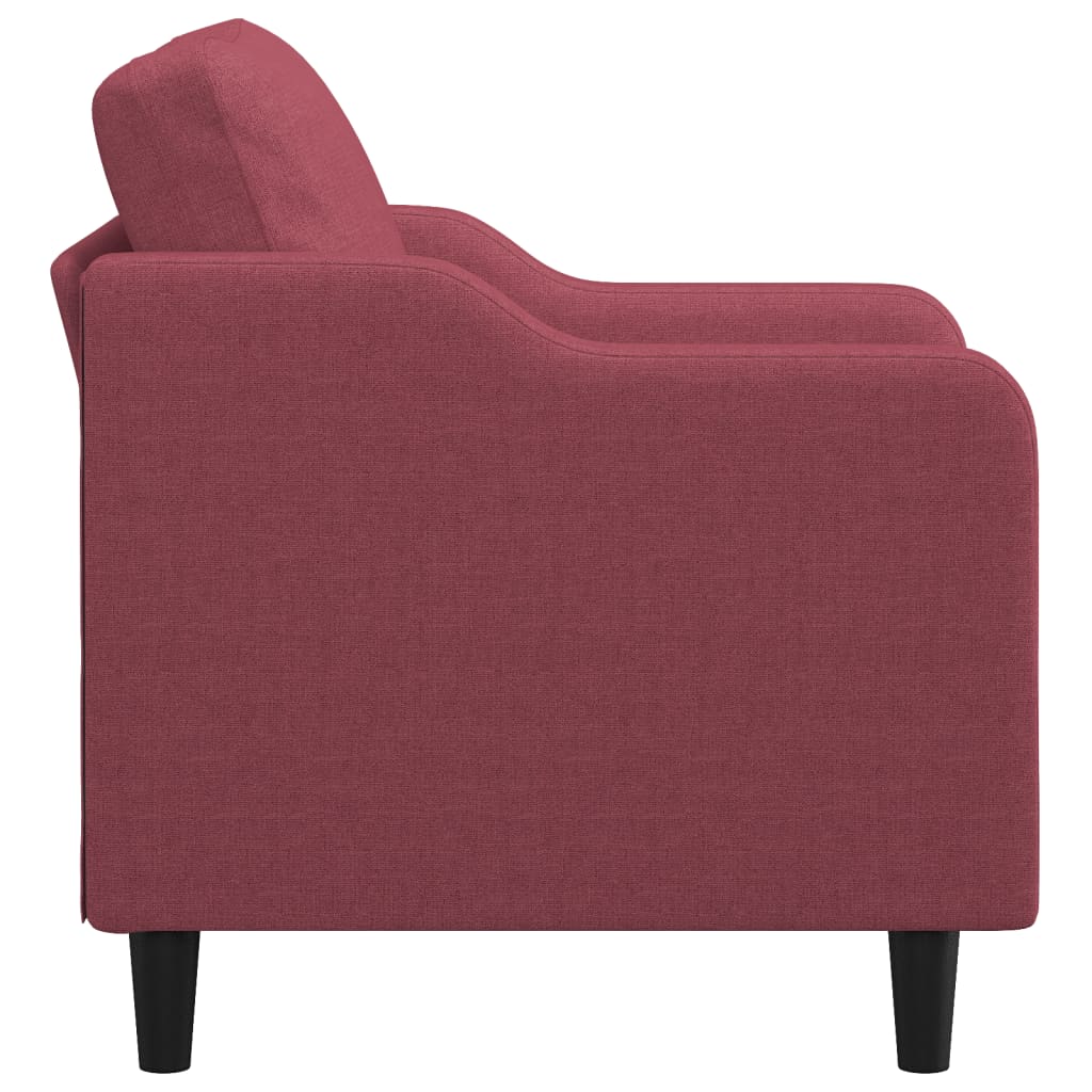 Fauteuil 60 cm stof wijnrood is nu te koop bij PeponiXL, paradijselijk wonen!