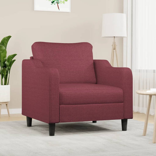 Fauteuil 60 cm stof wijnrood is nu te koop bij PeponiXL, paradijselijk wonen!