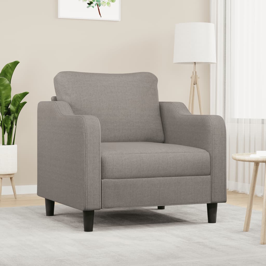 Fauteuil 60 cm stof taupe is nu te koop bij PeponiXL, paradijselijk wonen!