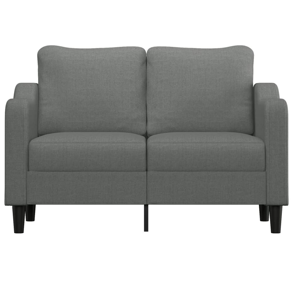 Tweezitsbank 120 cm stof donkergrijs is nu te koop bij PeponiXL, paradijselijk wonen!