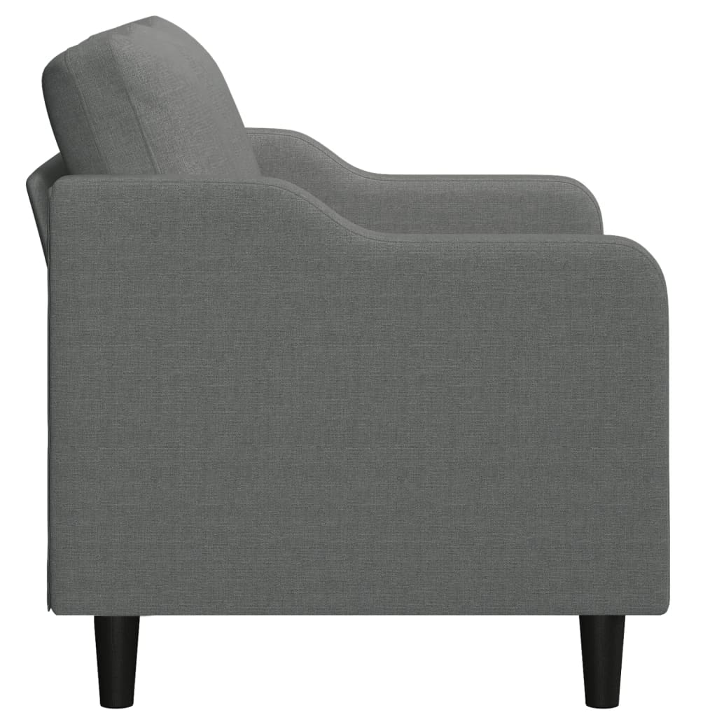 Tweezitsbank 120 cm stof donkergrijs is nu te koop bij PeponiXL, paradijselijk wonen!