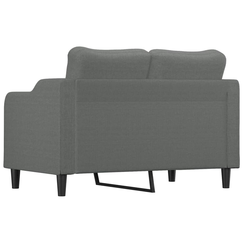 Tweezitsbank 120 cm stof donkergrijs is nu te koop bij PeponiXL, paradijselijk wonen!